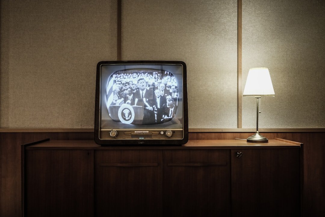 Vintage television representing MTV's shift away from linear music channels