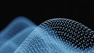 Glowing digital network representing Wikipedia's global knowledge base